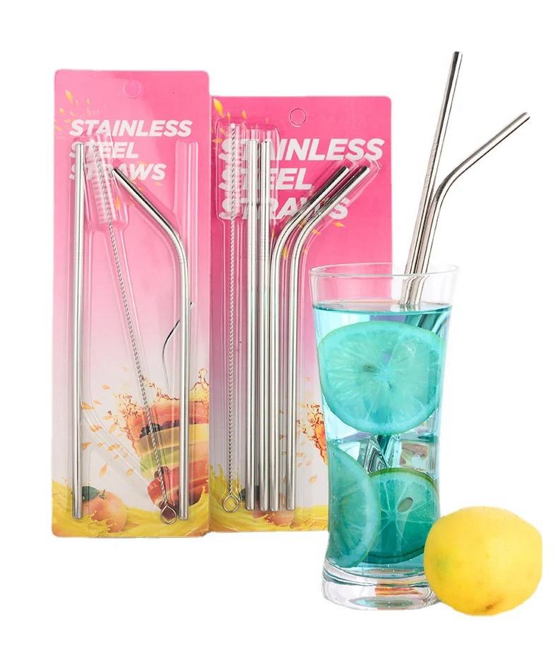 Stainless Steel Straw (5 Pcs Steel Straw Set)reason able prices fast dilivery high quality products Best crockery store in paksitan