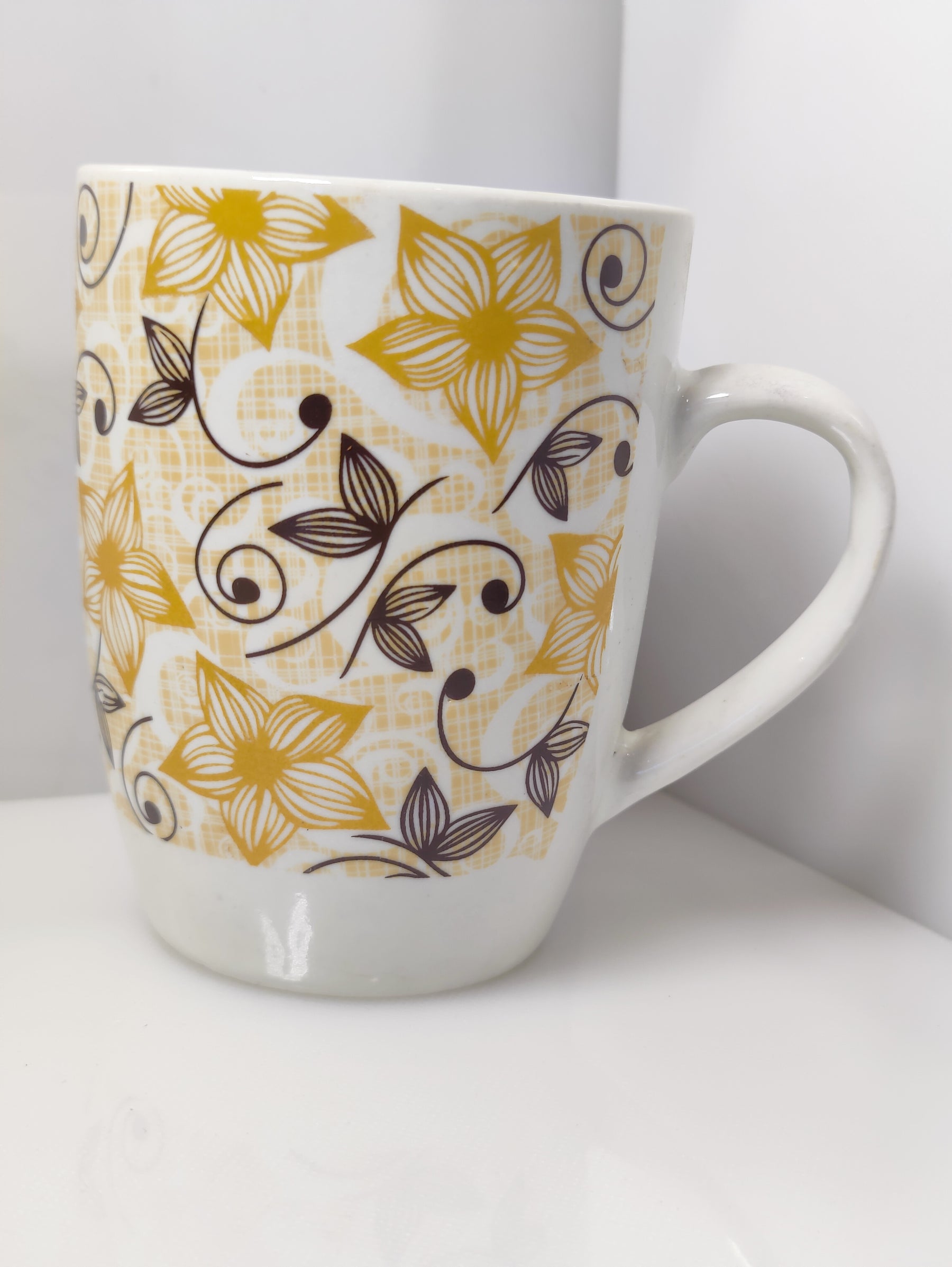 Large Size Gift pack Tea Mugg/Coffee Mugg With Dark brown 🤎 Color Beautiful shape 4.5 inch Height
