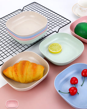 10pcs Plates Set With Holder (random Colours)reason able prices fast dilivery high quality products Best crockery store in paksitan