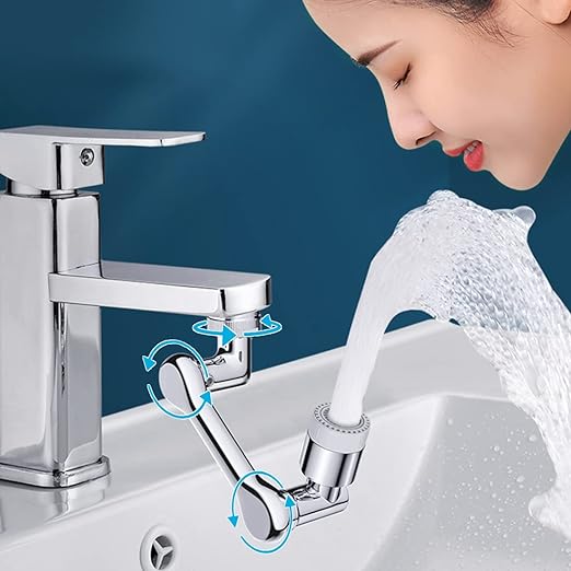 1080°rotatable Faucet Aerator Bathroom Washbasin Tap Splash Filter Kitchen Faucet Extend Faucet Water Saving Bubbler Nozzle best prices resonaable prices high quality and recomended gm crockery store Best quality cockery store in pakistan
