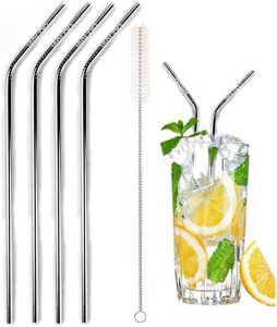 Stainless Steel Straw (5 Pcs Steel Straw Set)reason able prices fast dilivery high quality products Best crockery store in paksitan