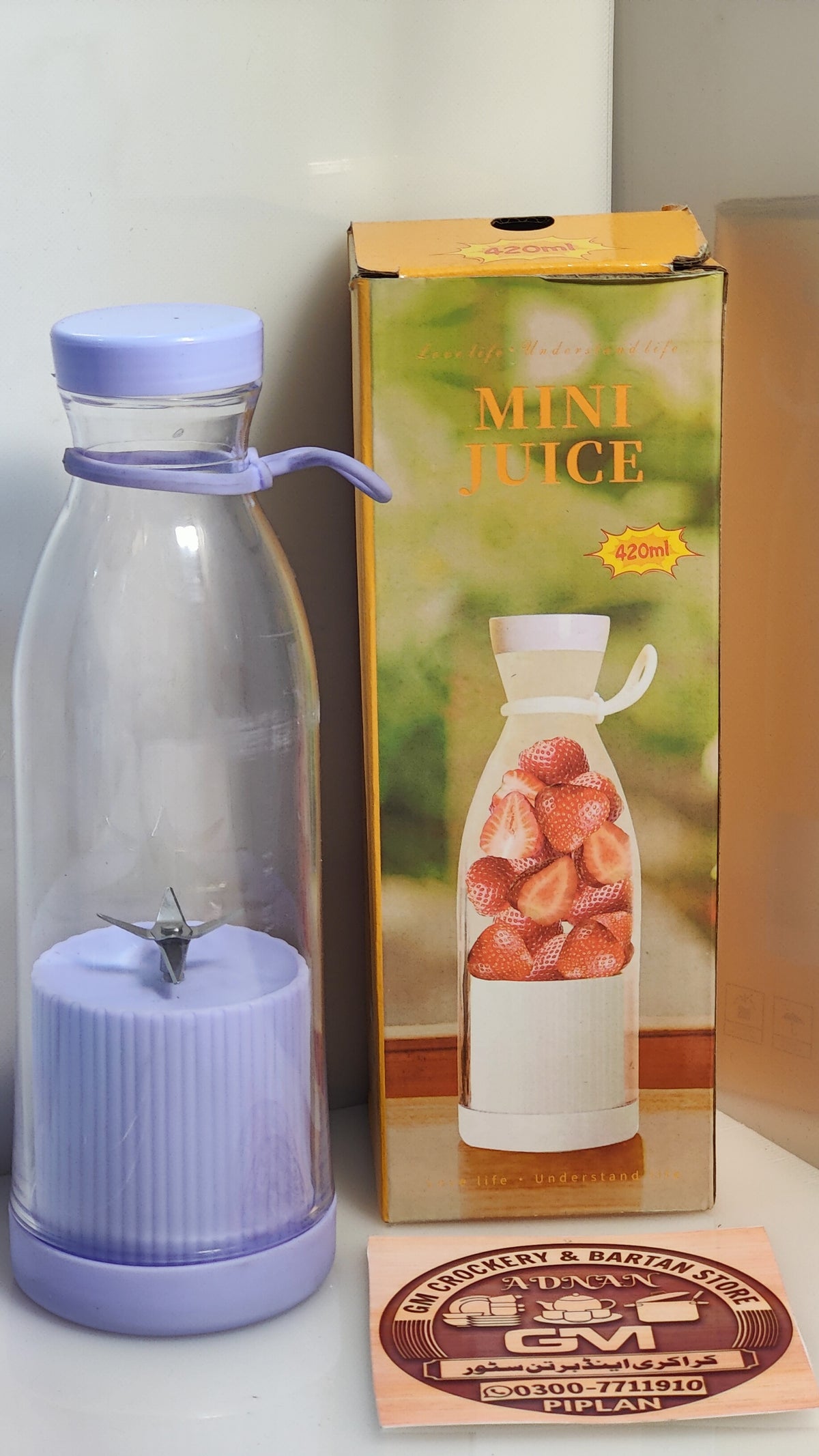 Best Quality PortAble Usb Rechargeable mini Jucer Blender 6 Blades 380 Ml