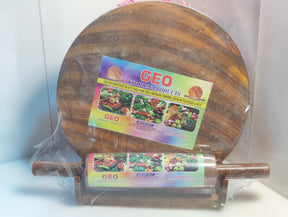 Wooden Chakla&Rolling Belan Unique Best Rolling Roti maker with stand