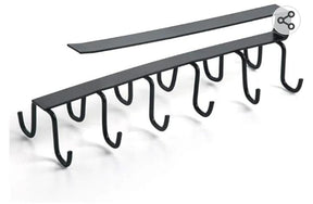 (free dilivery)12 Hooks Mug Cups Wine Glasses Storage Hooks Kitchen Utensil Ties Belt And Scarf Organizer Hanging Hook Rack Holder Under Cabinet Closet (random Color )