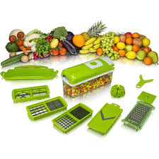 Vegetable Chopper Nicer&dicer Slicer Dicer - 12 -in -1 Onion Chopper Fruits Cutter Mandoline Slicer Food Chopper/Cutter with 7 Stainless Steel Blades, Adjustable Slicer & Dicer with Storage Container low prices high quality BEST crockery store in pakistan
