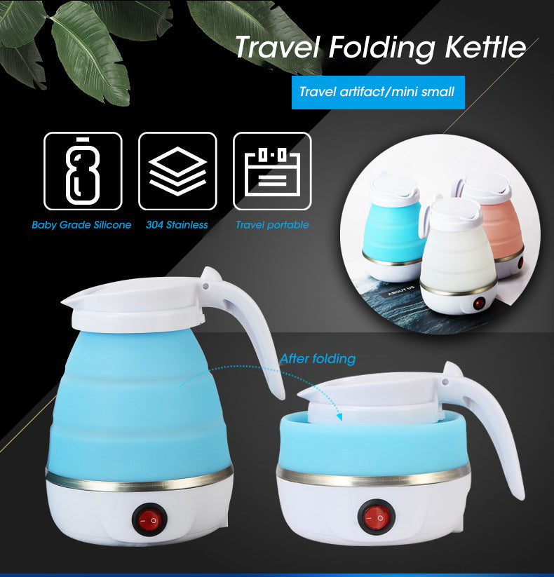 Foldable And Portable Teapot Water Heater Electric Kettle For Travel And Home Tea Pot Water Kettle Silica Gel Fast Water Boiling 600 Ml best quality reasonable prices in pakistan